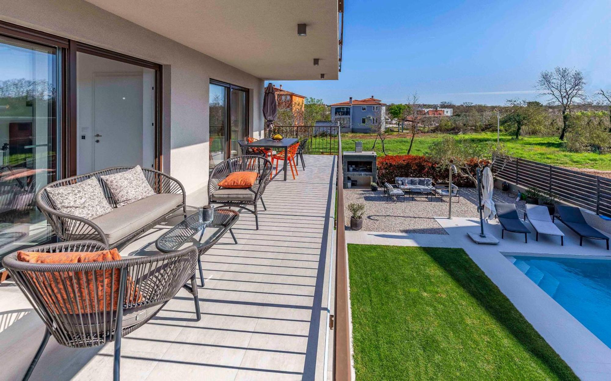 Apartamento Ap Caci Mit Pool - Istriensonne 0712-0737 Medulin Exterior foto